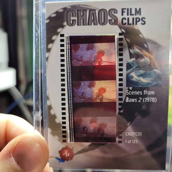 2024 Historic Autographs Chaos 2 Film Clip 1978 Jaws 2 original movie 1/125 rare - Picture 3 of 5